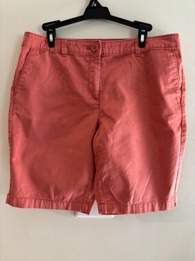 LOFT Coral Bermuda Shorts